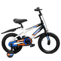 12 Inch Kids Bike, High Carbon Steel Frame, with Training Wheels, White Color